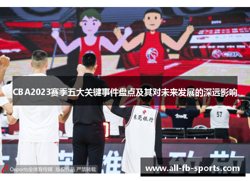 CBA2023赛季五大关键事件盘点及其对未来发展的深远影响